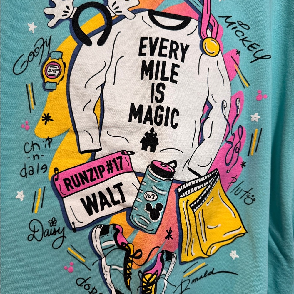 Every Mile is Magic Graphic Sweatshirt